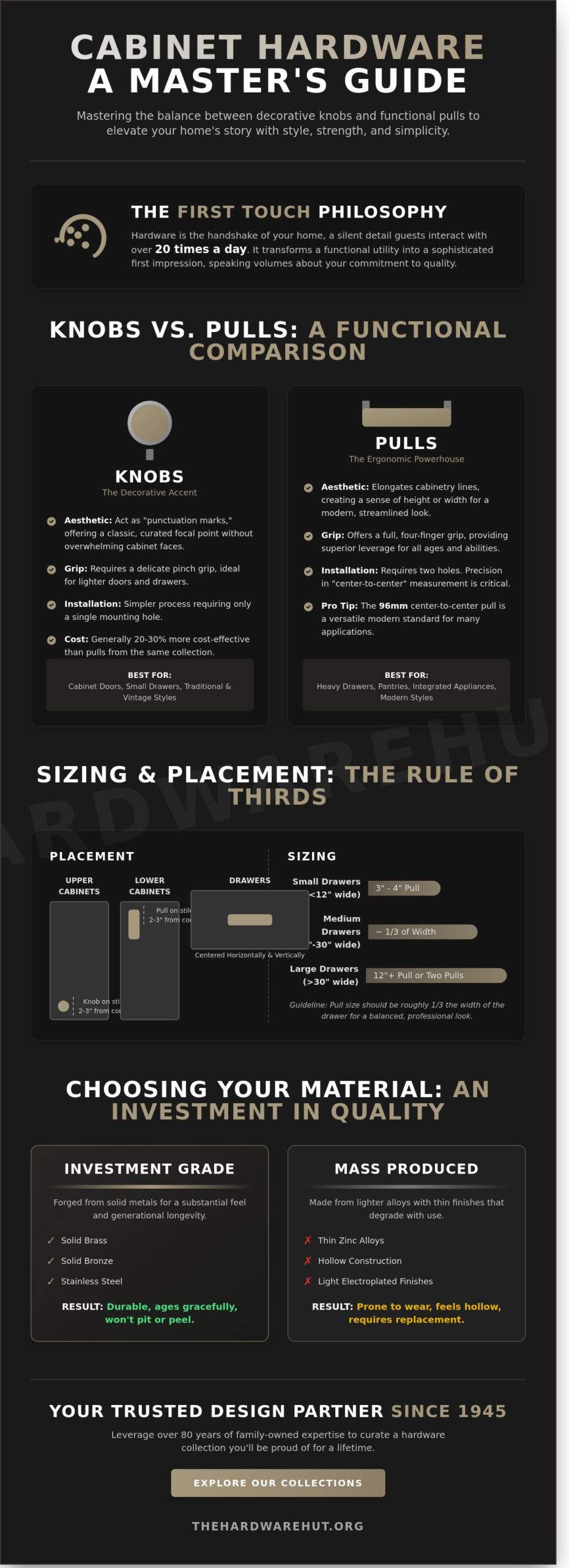 Cabinet Knobs and Pulls: The Definitive Comparison and Selection Guide