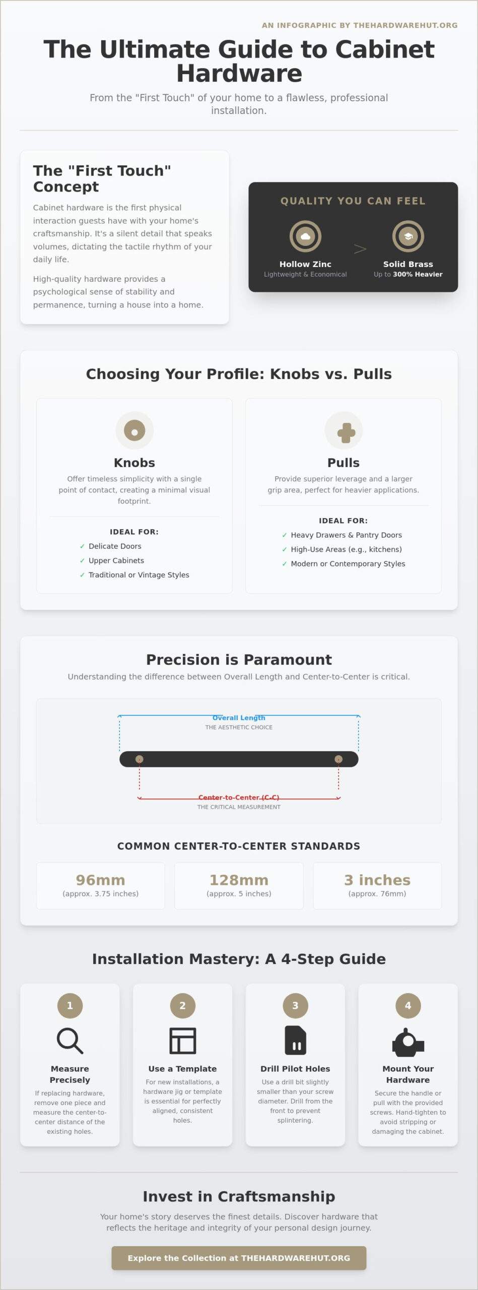 How to Measure and Choose Cabinet Handles and Pulls: A Guide to the Home’s Silent Detail