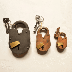 vintage padlock