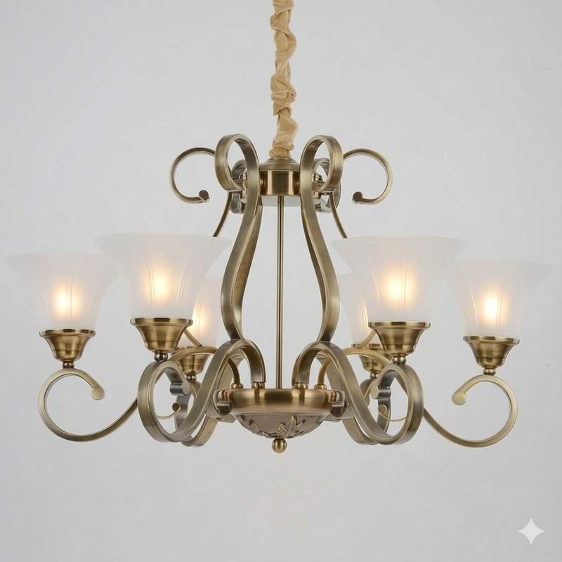 Bronze Chandelier 1 Bronze Chandelier