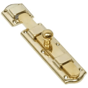 Heavy Duty Brass Door Bolt – Forged Construction